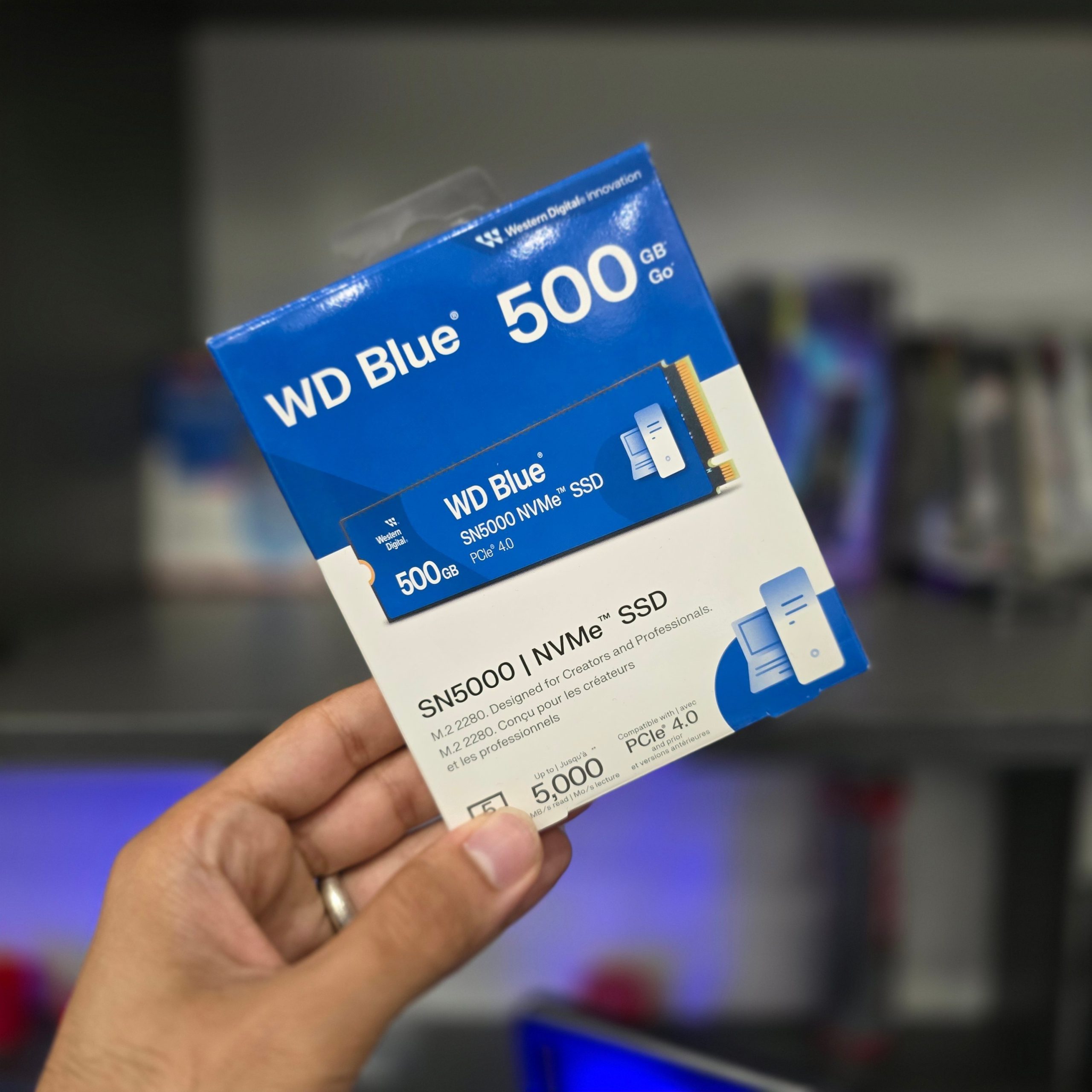 حافظه SSD اینترنال PCIe 4.0 وسترن دیجیتال مدل WD Blue SN5000 ظرفیت 500GB — تصویر ۳