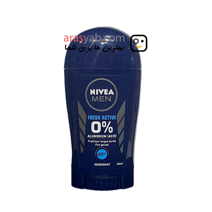 مام صابونی فرش اکتیو مردانه نیوآ nivea بدون آلومینیوم وزن 40 گرم