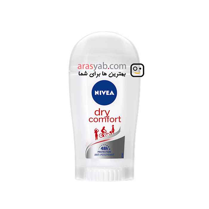 مام استیکی زنانه درای کامفورت dry comfort نیوآ nivea با ماندگاری 48 ساعته حجم 40 میل