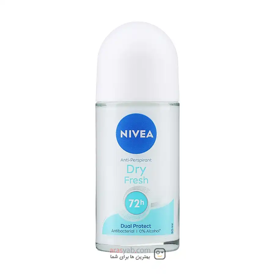 مام رولی نیوآ Nivea مدل Dry fresh با محافظت 48 ساعته حجم 50 میل