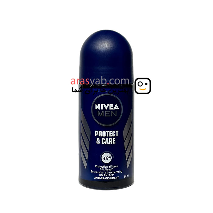 رول ضد تعریق نیوآ Nivea مردانه مدل Protect & Care حجم 50 میل