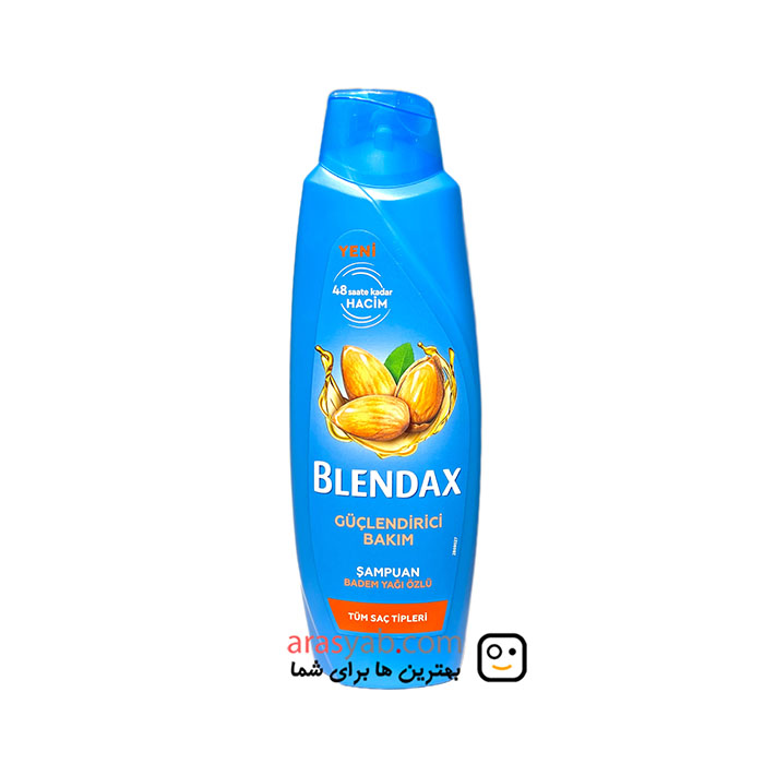 شامپو تقویت کننده بلنداکس Blendax حاوی روغن بادام حجم 500 میل — تصویر ۲