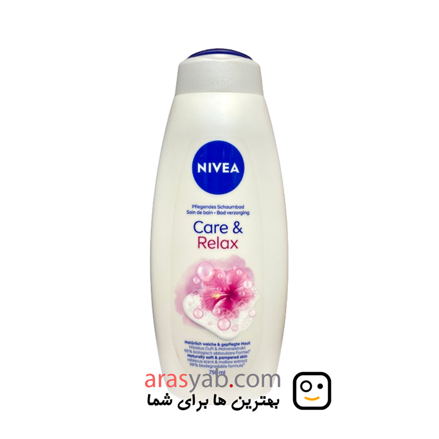 شامپو بدن نیوآ آلمانی حاوی عصاره گل ختمی حجم 750 میل