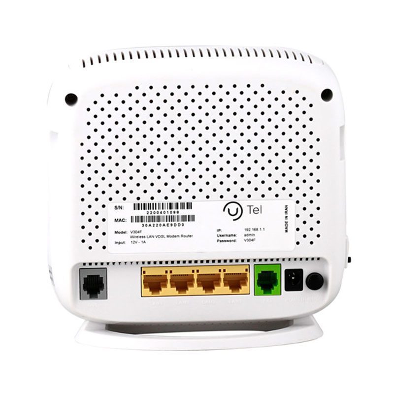 مودم روتر VDSL2/ADSL2 Plus بی سیم یوتل مدل V304F New — تصویر ۷