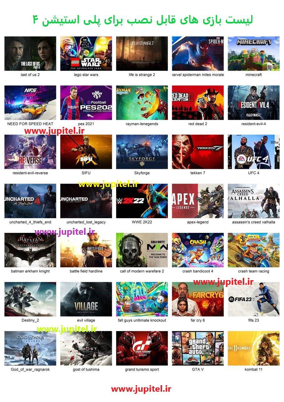 پک قابل نصب بر روی کنسول های بازی PS4