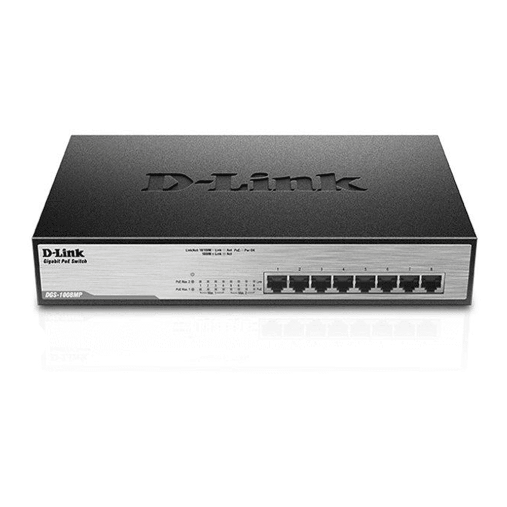 سوییچ 8 پورت دی-لینک مدل DGS-1008MP