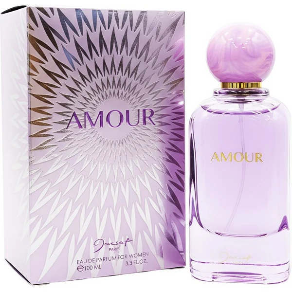 ادوپرفیوم زنانه مدل آمور Amour ژک‌ ساف 100 میلی‌لیتر Jacsaf
