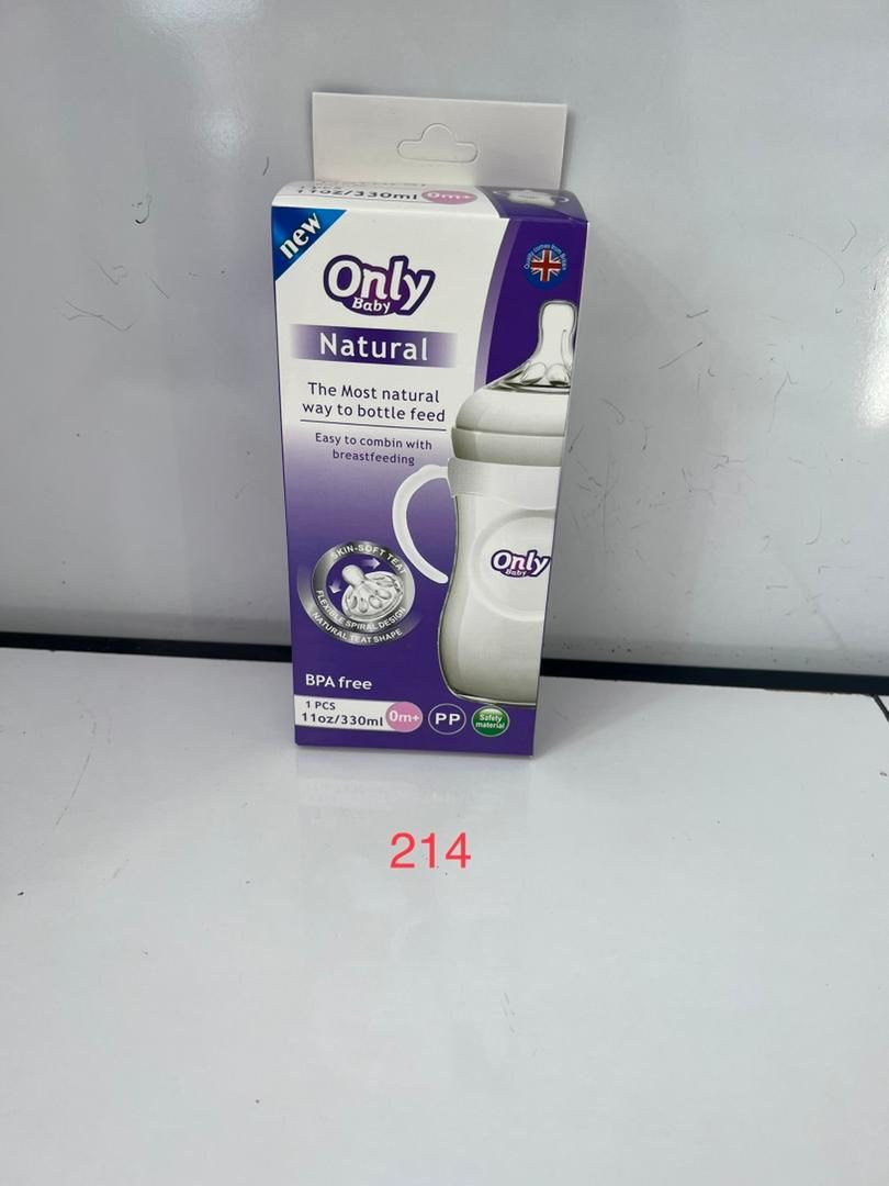شیشه شیر طلقی 330 میلی اونلی بیبی Only baby — تصویر ۲