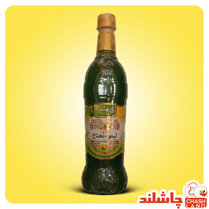 شربت لیمو نعلا (موهیتو) طبیعی گل بهشت