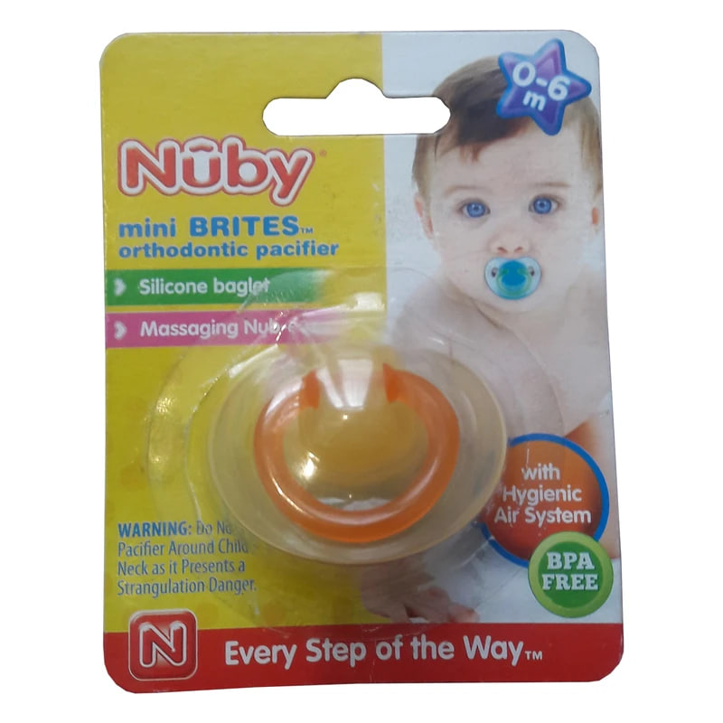 پستانک ارتودنسی nuby نوبی 0- 6 ماه مدل ID5731SOSN — تصویر ۲