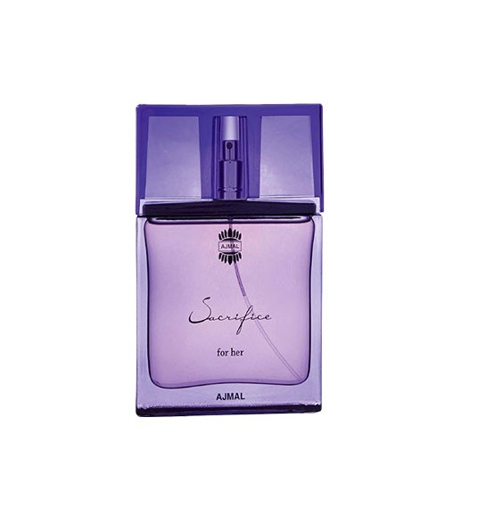 عطر ادکلن 50میل ساکریفایس بنفش اصلی اماراتی اجمل زنانه — تصویر ۲