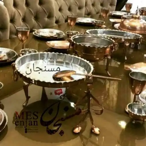 سرویس غذاخوری 12 نفره مسی — تصویر ۲