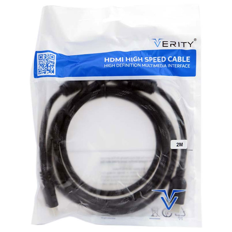 کابل 3 متری HDMI کنفی VERITY — تصویر ۳