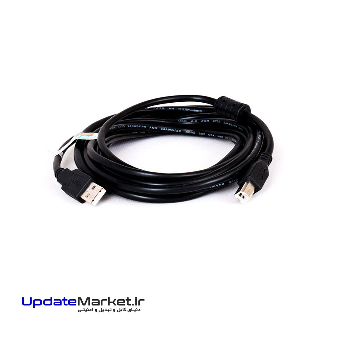 کابل چاپگر USB پرینتر 5 متری — تصویر ۲