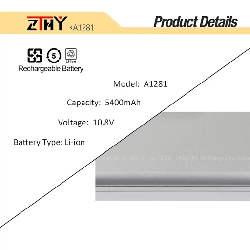 باتری اپل لبتاپ Battery Apple A1281 Pro 15Inch 2008-2009 — تصویر ۸