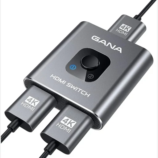 سوئیچ HDMI ساپورت 4kبدنه الومنیومی برای TV / Fire Stick / Xbox / PS3 / PS4 اورجینال آمازون