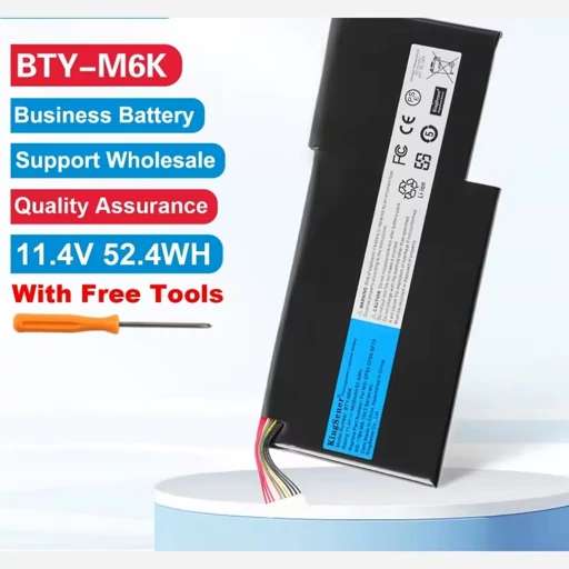 باتری لبتاپ ام اس ای MSi مدل باتری BTY-M6K اورجینال امازون المان