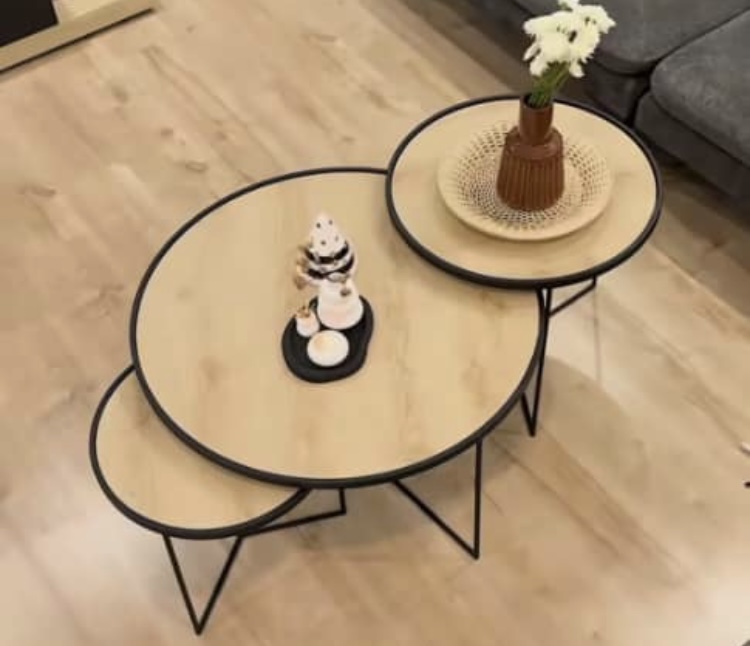 میز جلو مبلی گرد ۳ عددی Latch Nest