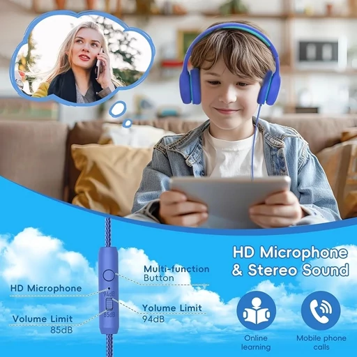 هدفون گورسون پریمیوم مدلA66 برای کودکان اورجینال امازون المان — تصویر ۵