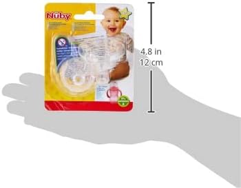 سر شیشه سر پهن سایز 4-12 ماه nuby 923 — تصویر ۵