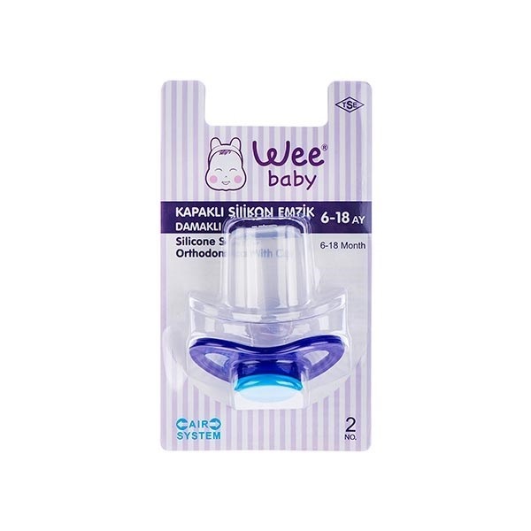 پستانک دربدار سایز 6-18 ماه weecare کد 1016 — تصویر ۳