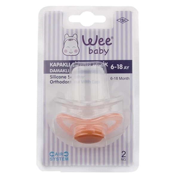 پستانک دربدار سایز 6-18 ماه weecare کد 1016 — تصویر ۲