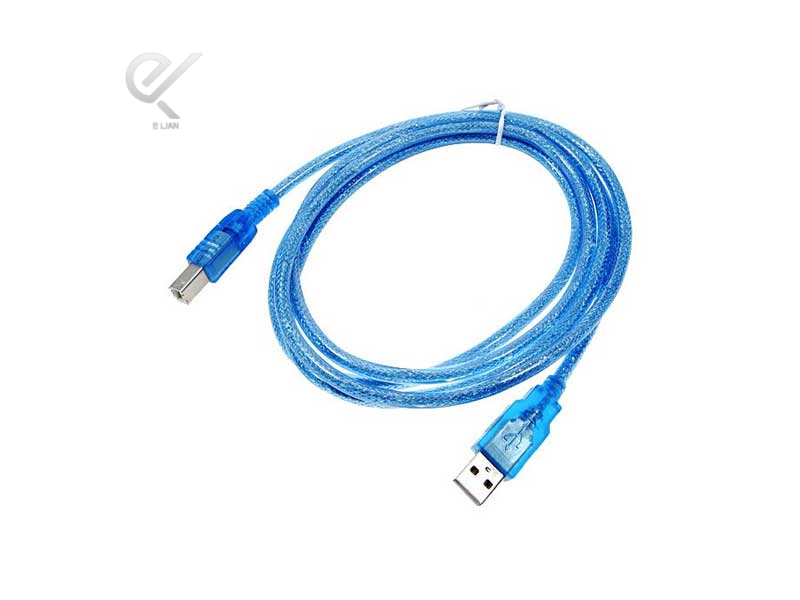 کابل پرینتر 1.5 متری شیلد دار USB 2.0 آبی برند E-net