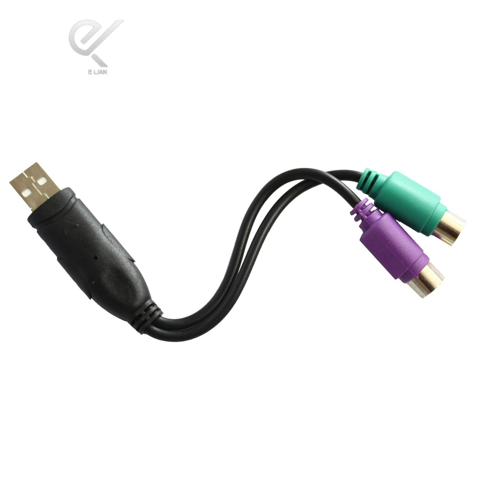 تبدیل USB به PS2 برد دار مخصوص کیبورد و موس قدیمی برند P-net — تصویر ۲