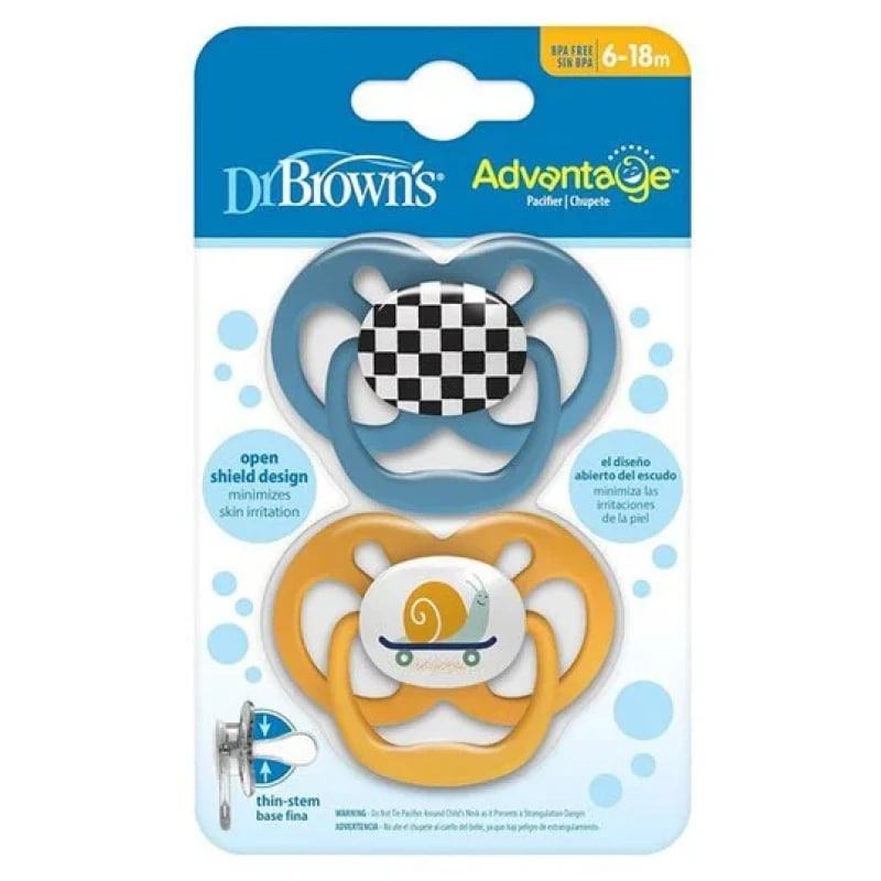 پستانک بادامی 6-18 حلزون دکتر برانرز Dr Brown’s pv22002-intlx