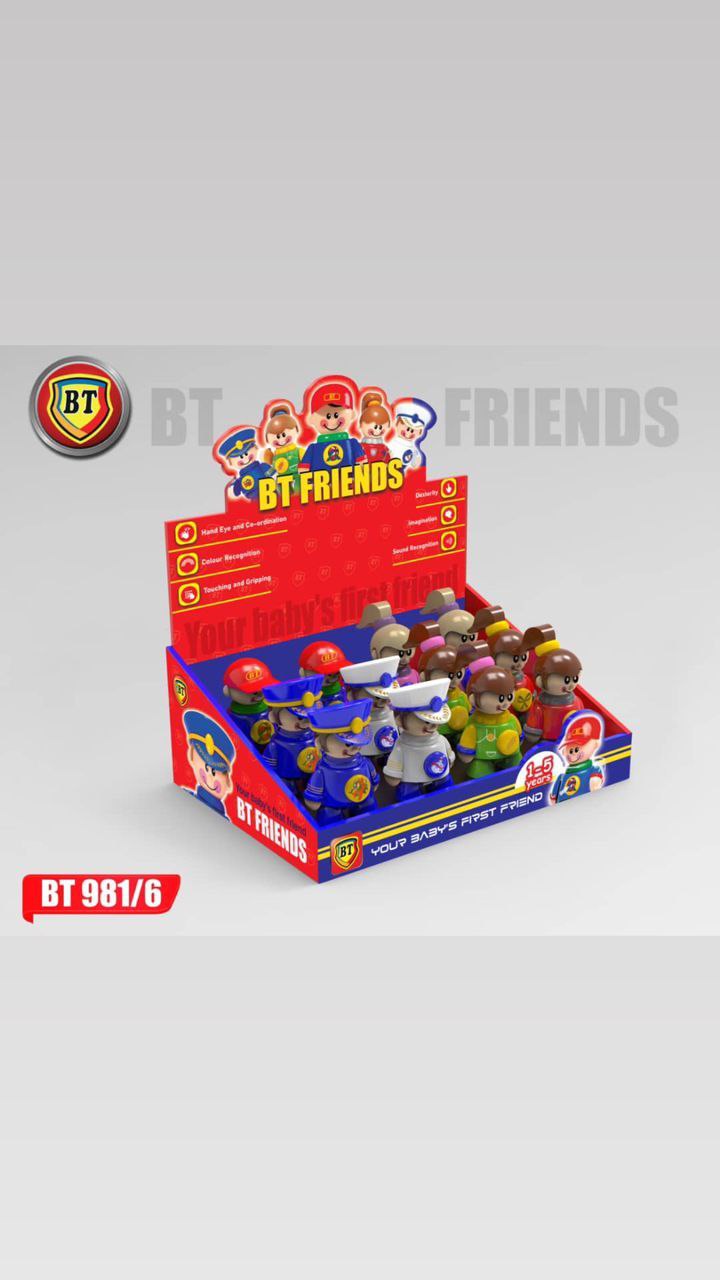 آدمک کاپیتان بتی فرند BtFriends طرح تولو tolo — تصویر ۴