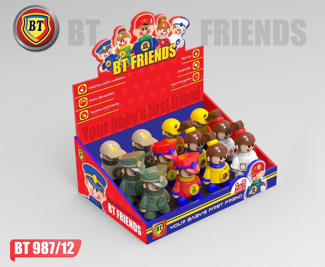 آدمک کاپیتان بتی فرند BtFriends طرح تولو tolo — تصویر ۳