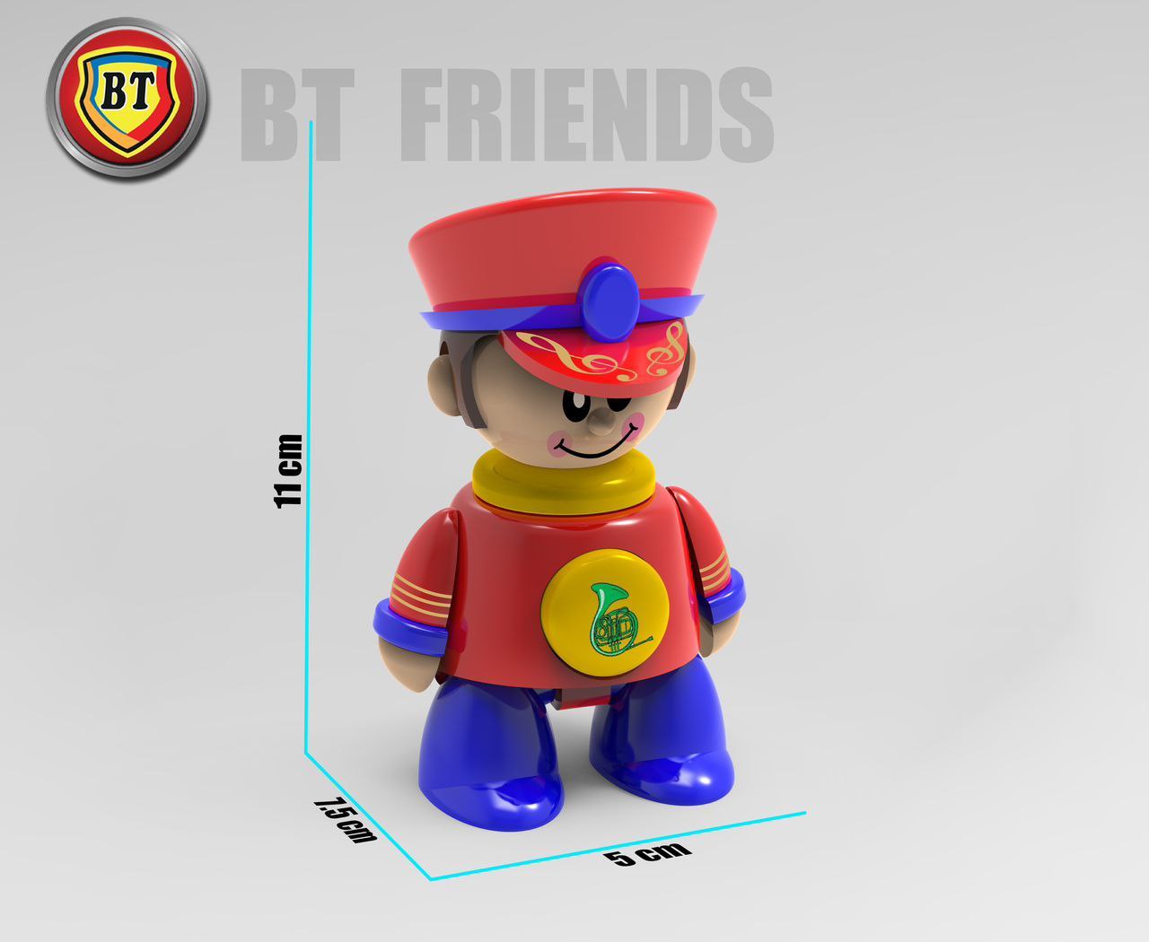 آدمک شیپور زن بتی فرند BtFriends طرح تولو tolo