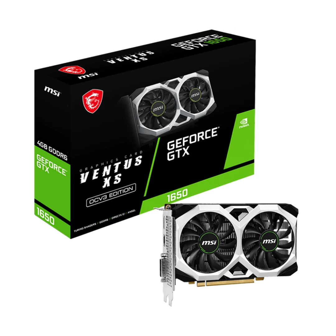 کارت گرافیک ام اس آی GeForce GTX 1650 D6 Ventus Xs Ocv3 4GB — تصویر ۲