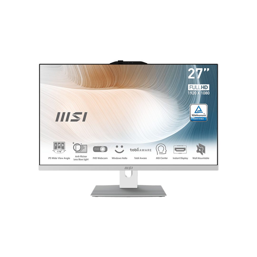کامپیوتر همه کاره ام اس آی MSI Modern AM272P 13M White i5 1335U 16GB 500GB SSD Intel