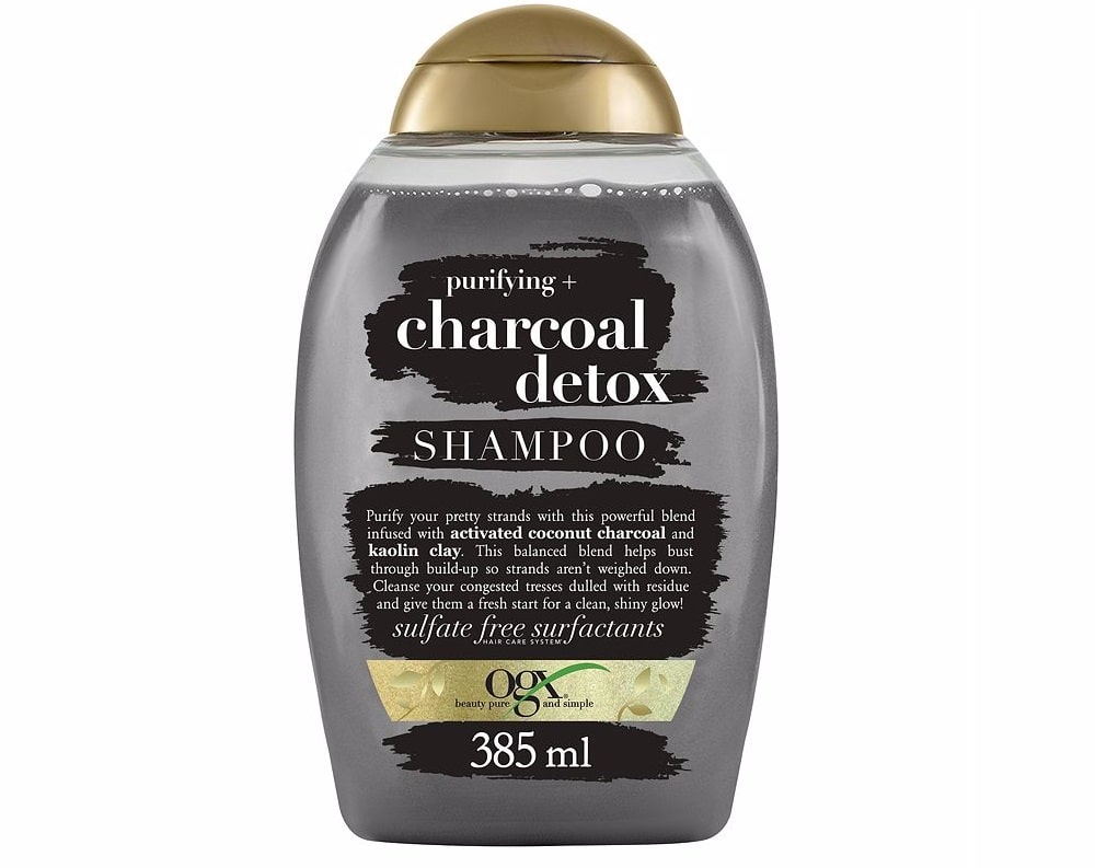 شامپو ذغالی بدون سولفات او جی ایکس385میلogx charcoal detox