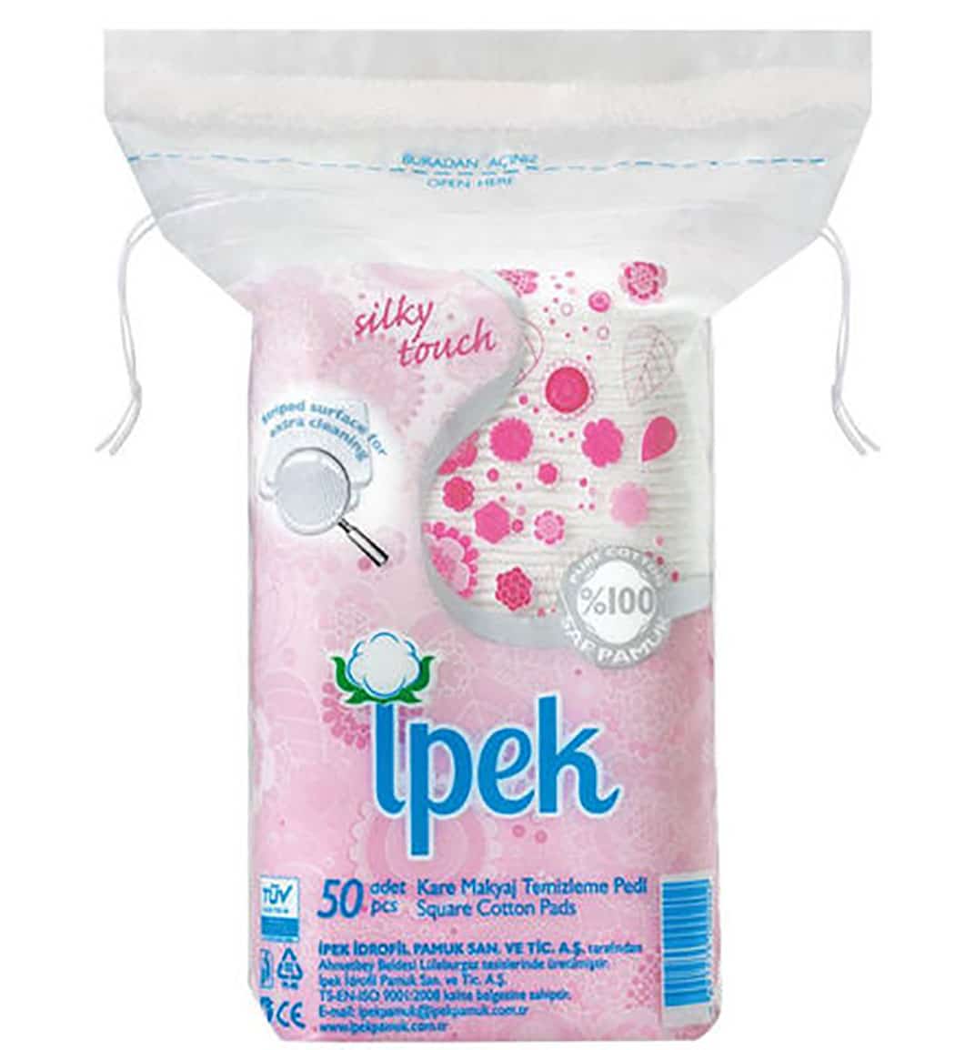 پد آرایش پاک کن مکعبی ایپک 50تاییIpek