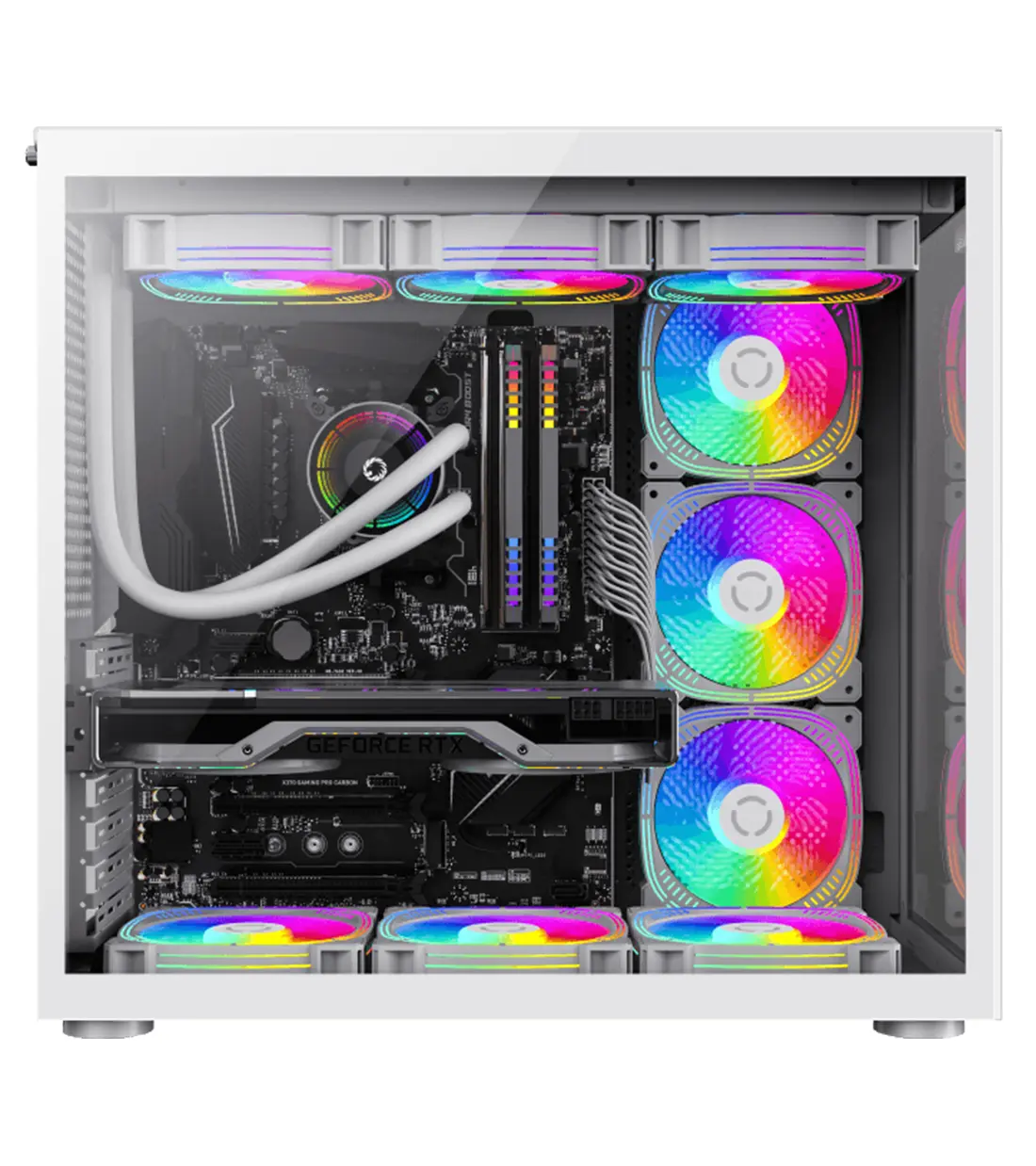 کیس گیمینگ گیم مکس Infinity White — تصویر ۶