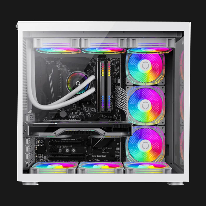 کیس گیمینگ گیم مکس Infinity White — تصویر ۳