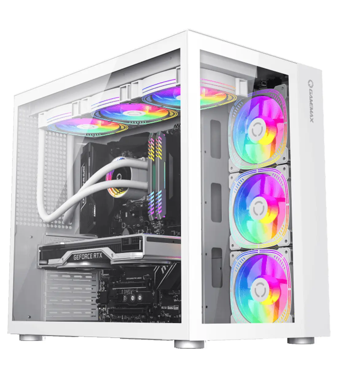 کیس گیمینگ گیم مکس Infinity White — تصویر ۴