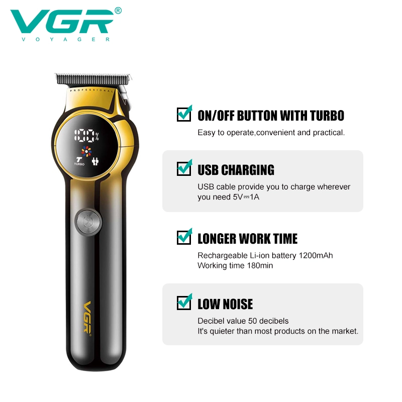 ماشین اصلاح سر و صورت وی جی آر مدل V-989 — تصویر ۵