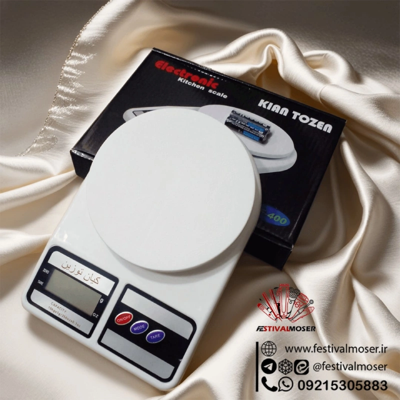 ترازو الکترونیکی آشپزخانه کیان مدل SF-400 — تصویر ۳