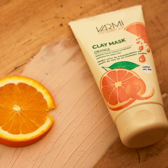 ماسک صورت خاک رسی پرتقال وارمی 150 میل VARMI CLAY MASK ORANG — تصویر ۲