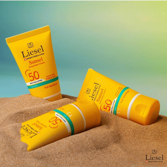 کرم ضد آفتاب بیرنگ پوست چرب لایسل 40 میل LIESEL SUNSCREEN CREAM OILY SKIN