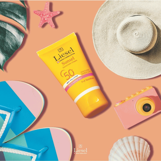 کرم ضد آفتاب بیرنگ پوست خشک لایسل 40 میل LIESEL SUNSCREEN CREAM DRY & NORMAL SKIN