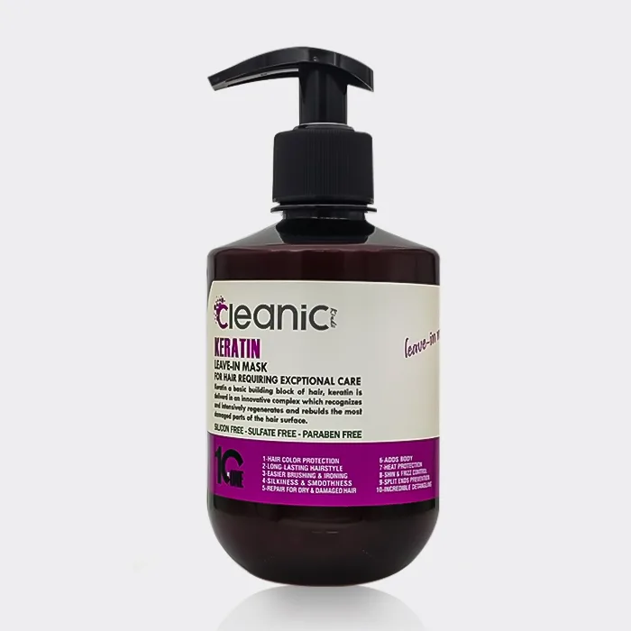 ماسک مو کراتین بعد از حمام کلینیک کیندی Cleanic Kindii Keratin Leave In Mask 350ml