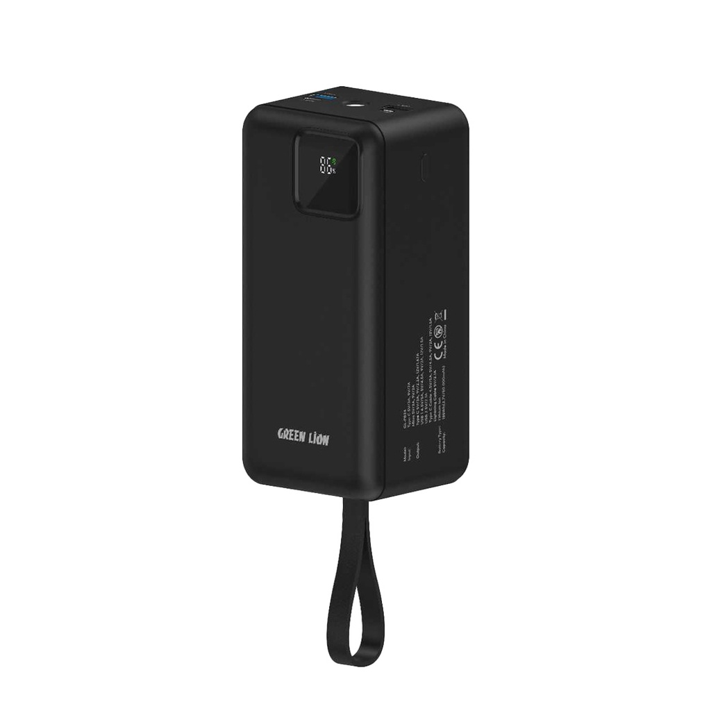 پاوربانک 50000 میلی‌آمپر گرین لاین مدل Power Tank GNPWT50KPBBK