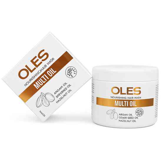 ماسک مو مولتی اویل فاقد سولفات اولگ آلمان 500 میل OLEG MULTI OIL NOURISHING HAIR MASK — تصویر ۲