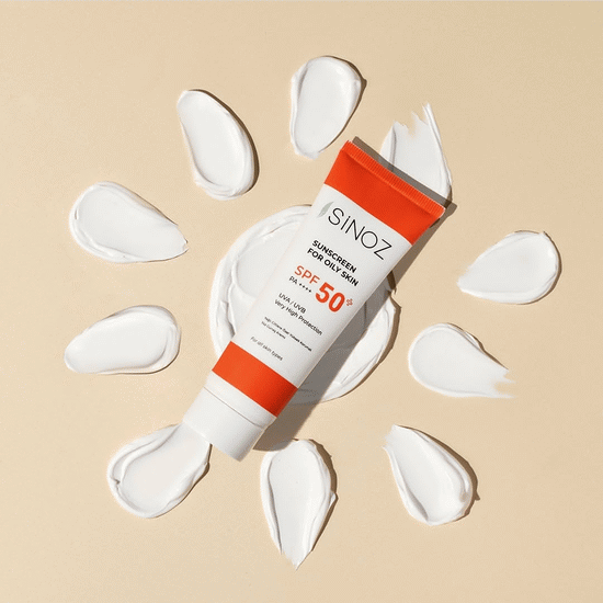 ضد آفتاب بیرنگ پوست چرب سینوز ترکیه 50 میل SINOZ SUNSCREEN FOR OILY SKIN — تصویر ۲