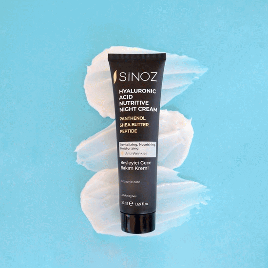 کرم شب ضد چروک و مغذی سینوز ترکیه 50 میل SINOZ NUTRITIVE NIGHT CREAM — تصویر ۲