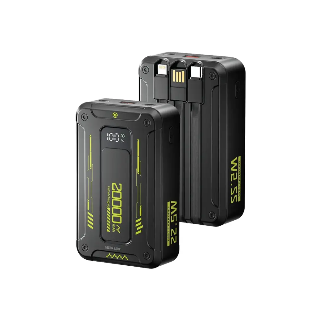 پاوربانک گرین لاین 20000 میلی‌آمپر مدل Xtreme GNXTREM20BK